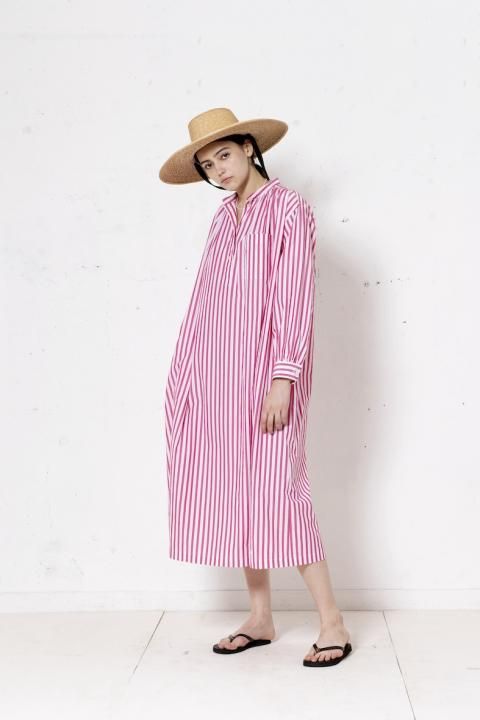 T.yamai paris キャンディストライプワンピース - m-market T.yamai paris キャンディストライプワンピース - m-market