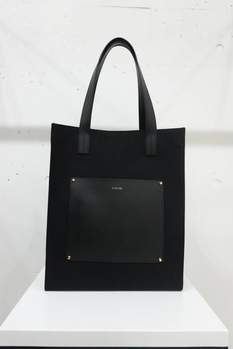 CULLNI レザーポケットキャンバストート - m-market CULLNI レザーポケットキャンバストート - m-market
