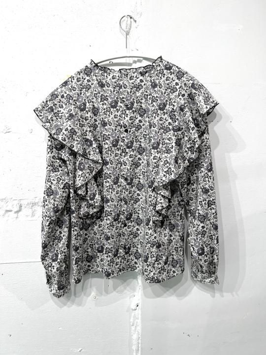 T.yamai paris リバティフリルブラウス - m-market T.yamai paris リバティフリルブラウス - m-market
