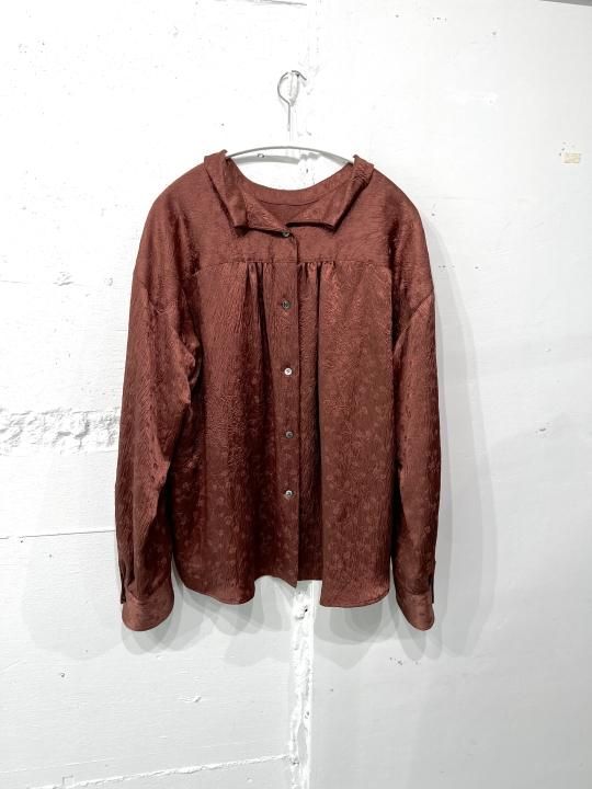 T.yamai paris フラワージャガードブラウス - m-market