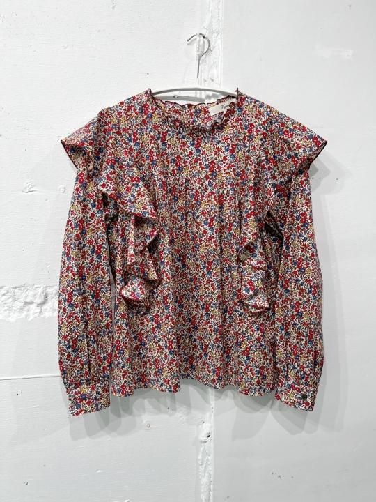 T.yamai paris リバティフリルブラウス - m-market T.yamai paris リバティフリルブラウス - m-market