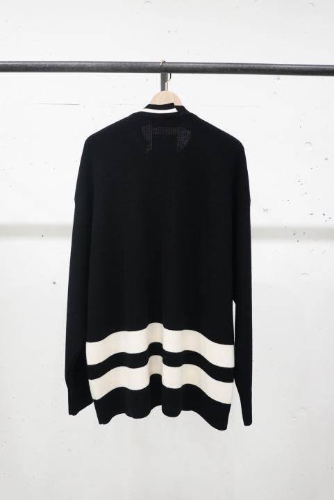 CULLNI Neck Zip Line Knit - m-market CULLNI Neck Zip Line Knit - m-market