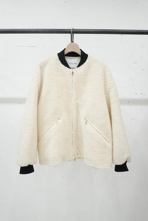 CULLNI Wool Boa Front Zip Blouson - m-market