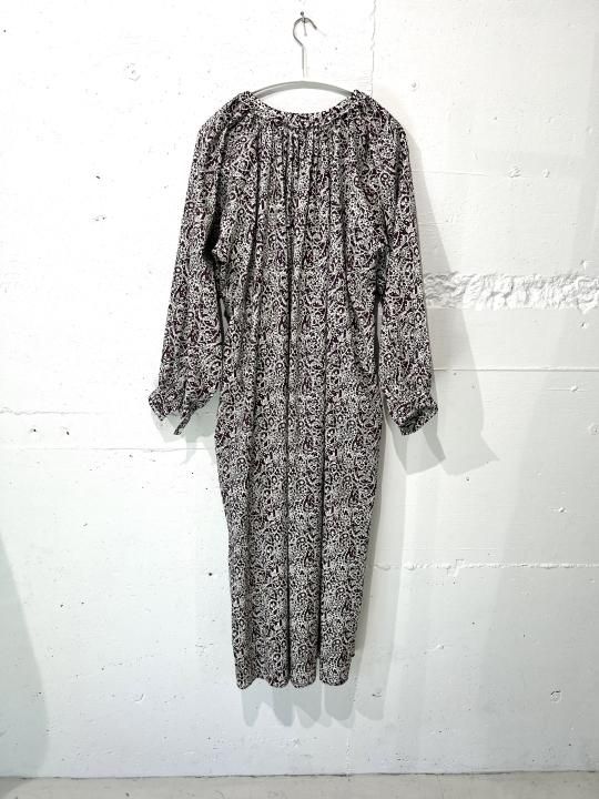 新品 t.yamai paris⭐トロンプルイユカラー ワンピース リバティ
