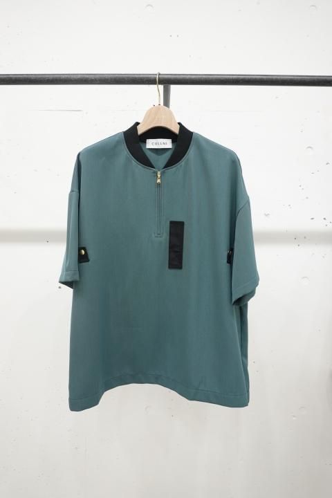 クルニ 24SS シャンブレーツイル MA-1 カットソー soe エトセンス クルニ 24SS シャンブレーツイル MA-1 カットソー soe