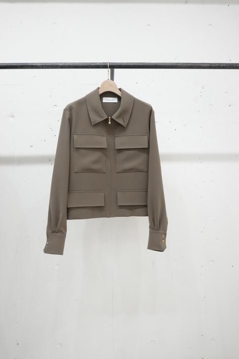 CULLNI Stretch Double Cloth Big Pocket Shirt Jacket - m-market CULLNI Stretch Double Cloth Big Pocket Shirt Jacket - m-market