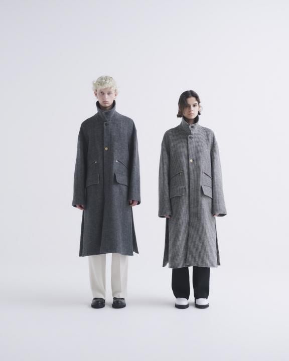 cullni クルニ　コート　23AW Chin Tab Coat CULLNI CHESTER COAT (CAMEL)の商品ページ - K's Clothing