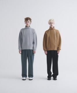 CULLNI Double Zip High Neck Knit