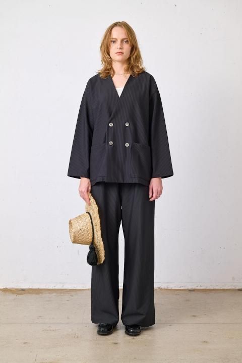 T.yamai Paris トリコットサッカーワイドパンツ - m-market
