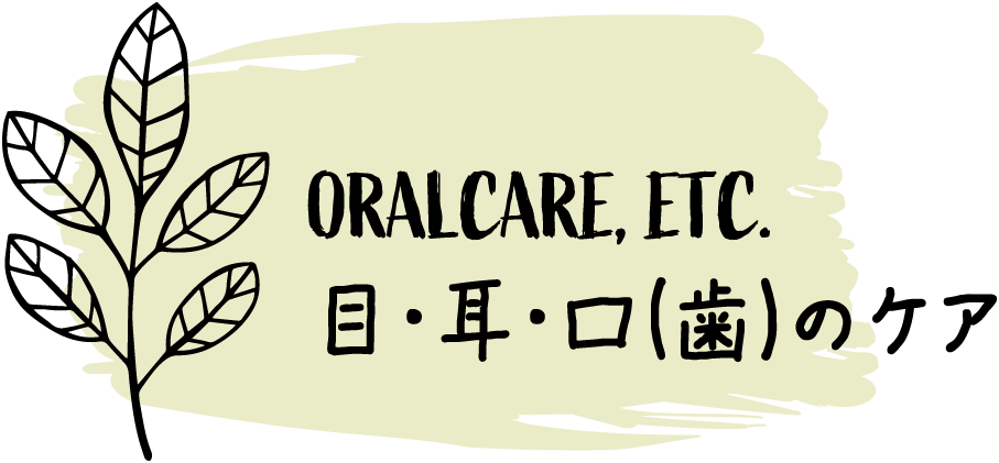 目・耳・口(歯)のケア