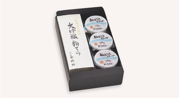 大吟醸粕てら と あんどうふピュール3個