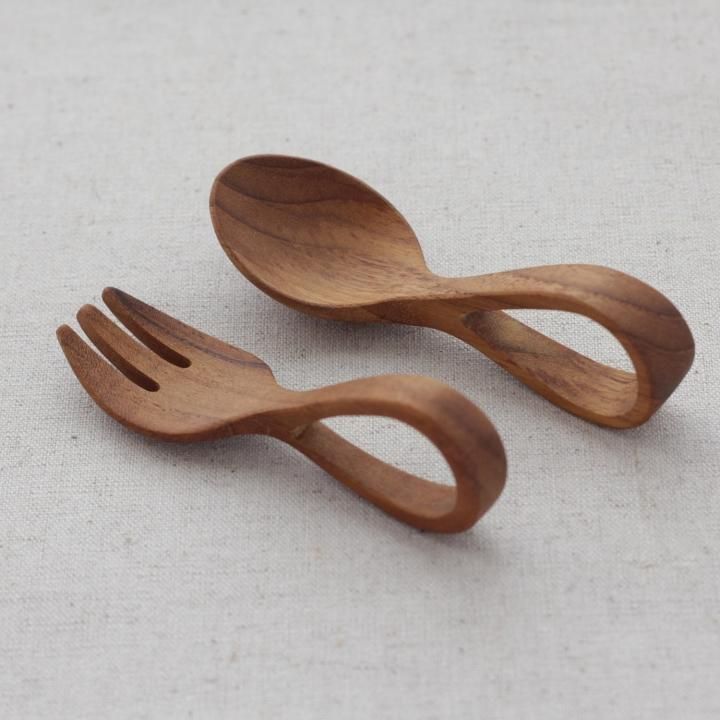 CHABATREE (チャバツリー) LOOP ベビースプーン＆ベビーフォーク