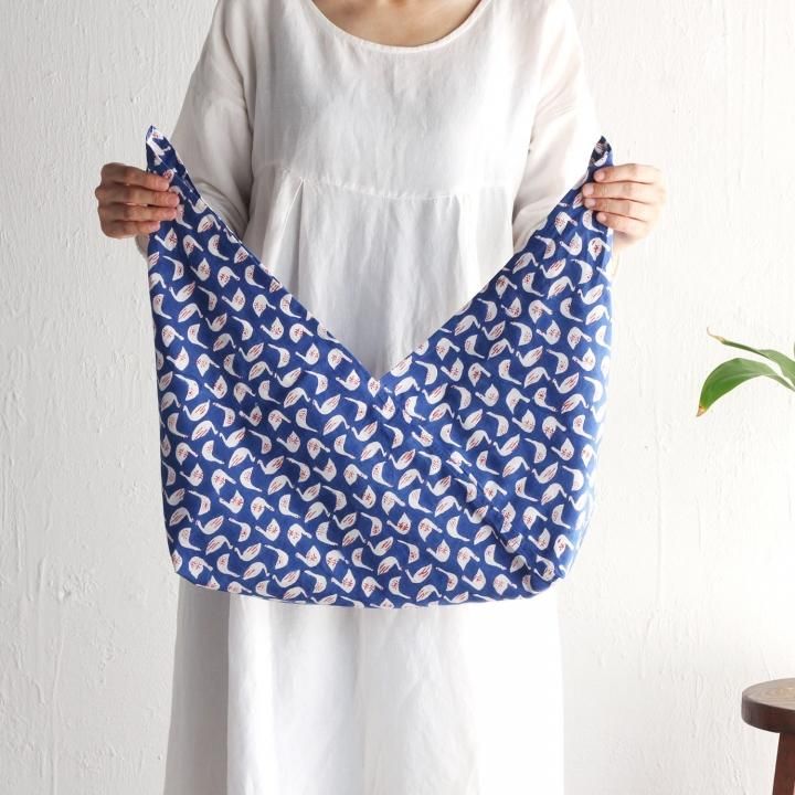 SUVALNA あづま袋（東袋）Mサイズ 木版染め（ブロックプリント