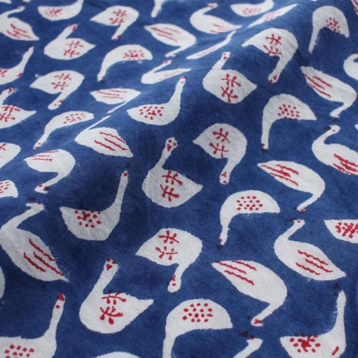 SUVALNA あづま袋（東袋）Mサイズ 木版染め（ブロックプリント
