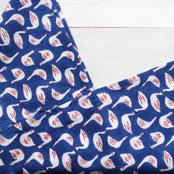 SUVALNA あづま袋（東袋）Lサイズ 木版染め（ブロックプリント