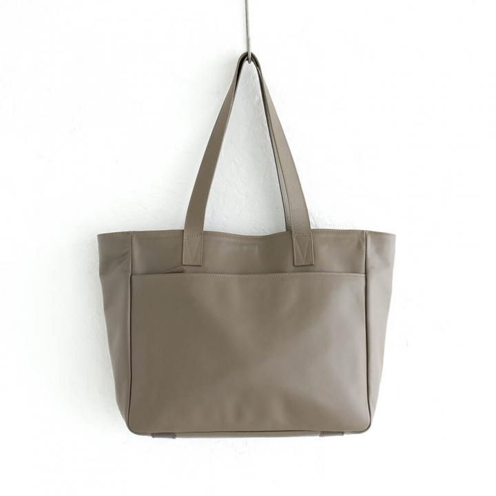④LOEWE バッグ　グレー レザー トートバッグ穴あきデザイン ④LOEWE バッグ グレー レザー トートバッグ穴あきデザイン