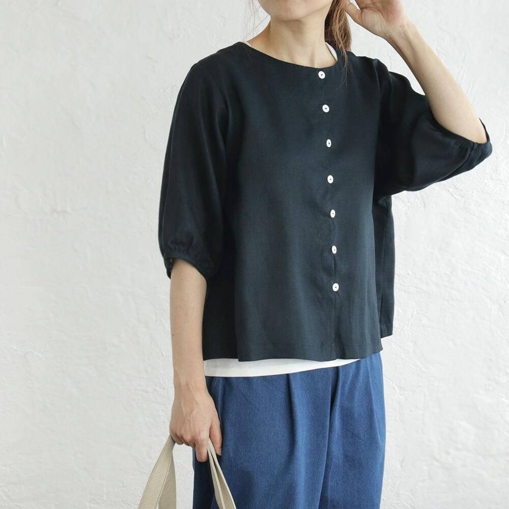 ネイビー【an/アン】レース/切り替え/七分袖/五分袖/長袖袖あり/ダブルボタン an/アン】レース/ 切り替え/ 七分袖/ 五分袖/ 長袖/ 袖あり
