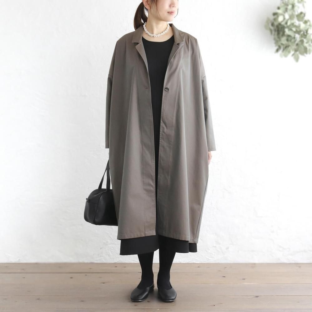 送料無料】 春と秋に コットンツイル テーラードカラー アトリエ