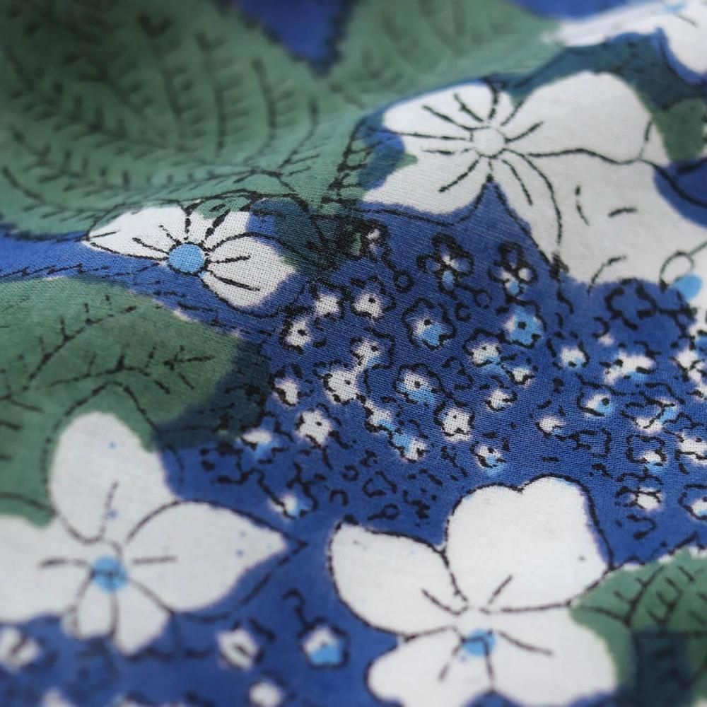 木版染め ブロックプリント ハンカチ