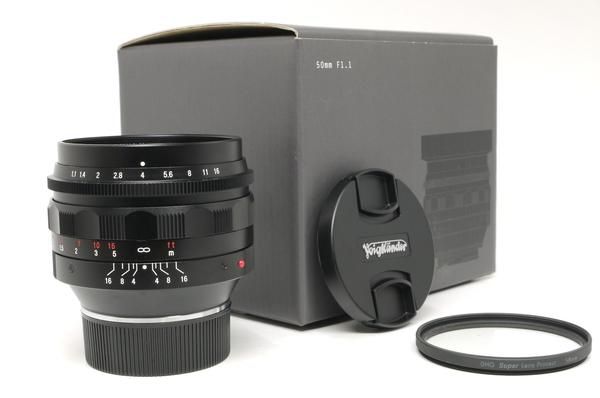 フォクトレンダーVM NOKTON 50mm F1.1 元箱、フィルター付 新品同様 フォクトレンダーVM NOKTON 50mm F1.1 元箱、フィルター付 新品同様