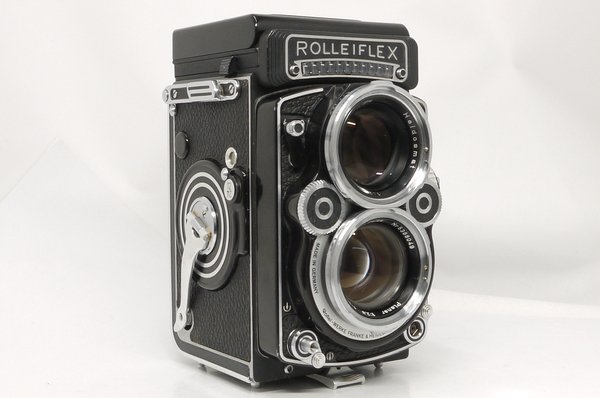 Rolleiflex 3.5F Heidosmat 75ｍｍ F2.8 Carl Zeiss Planar 75ｍｍ F3.5 ローライフレックス セルフ 露出 不良 ケース付