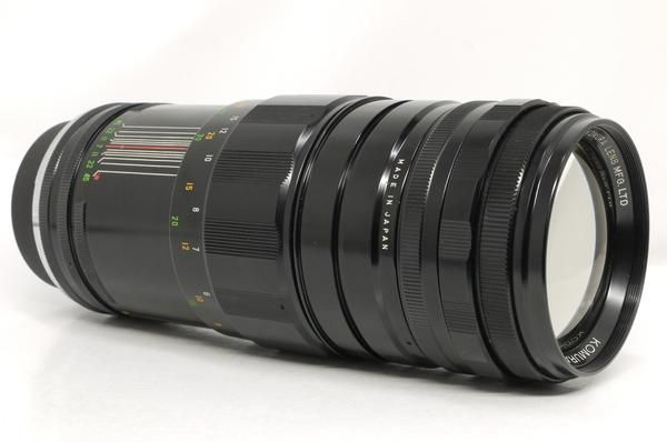 KONICA FS 一眼レフカメラ KOMURA f/5 300mm ブロニカ KOMURA 300mm F5 (S2、EC用) 極上美品 - 日進堂カメラ