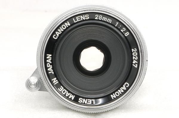 キャノン ライカLマウント 28mm F2.8 極上美品 - 日進堂カメラ キャノン ライカLマウント 28mm F2.8 極上美品 - 日進堂カメラ