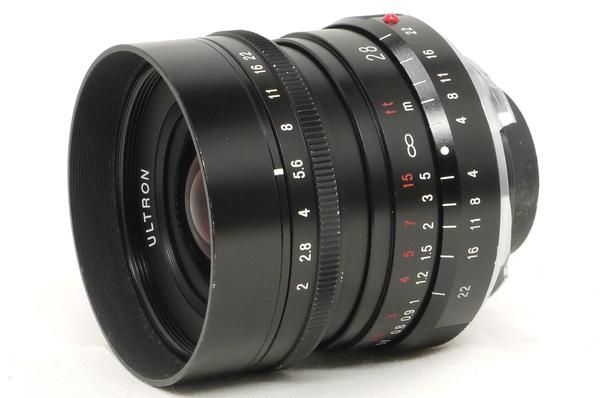 【人気商品】 フォクトレンダー ウルトロン 28mm F2 (ライカMマウント) - 日進 レンズ(単焦点)