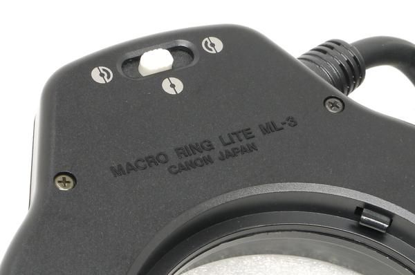 キャノン マクロリングライト ML-3 説明書付 極上美品 - 日進堂