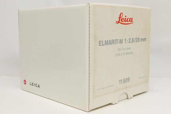 ライカ エルマリート M 28mm F2.8 E46 元箱、フード。ケース付 ライカ エルマリート M 28mm F2.8 E46 元箱、フード。ケース付