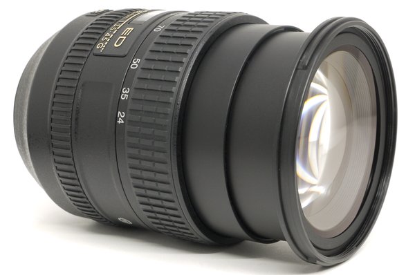 AF-S NIKKOR 24-85mm F3.5-4.5 G ED VR フード付 極上美品 - 日進堂カメラ オンラインショップ -  広島市南区にあるライカ・ローライ・ハッセル・ニコン・キャノンなどの国産、舶来の中古カメラ専門店