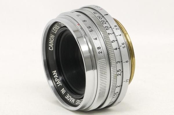 キャノン L 28mm F2.8 ライカLマウント 極上美品 - 日進堂カメラ キャノン L 28mm F2.8 ライカLマウント 極上美品 - 日進堂カメラ
