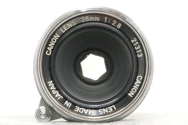 キャノン L 28mm F2.8 ライカLマウント 極上美品 - 日進堂カメラ キャノン L 28mm F2.8 ライカLマウント 極上美品 - 日進堂カメラ