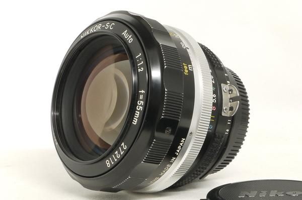 超美品 ニコン AI NIKKOR 55mm f1.2 MF　レンズ　A391