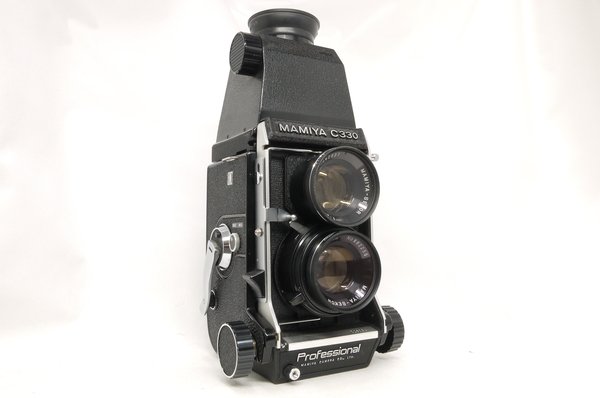 マミヤ C330 プロフェッショナル 80mm F2.8付 拡大ルーペ付 極上美品
