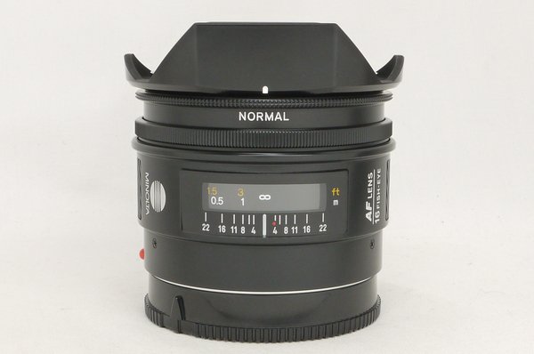 ミノルタ AF FISH-EYE 16mm F2.8 極上美品 - 日進堂カメラ オンライン ...