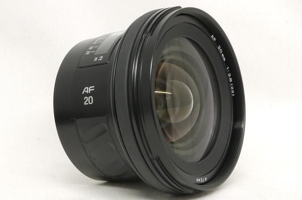 MINOLTA AF 20mm F2.8 SONY Aマウント L848 ミノルタ AF 20mm F2.8 (New) (ソニーAマウント) フード付 極上