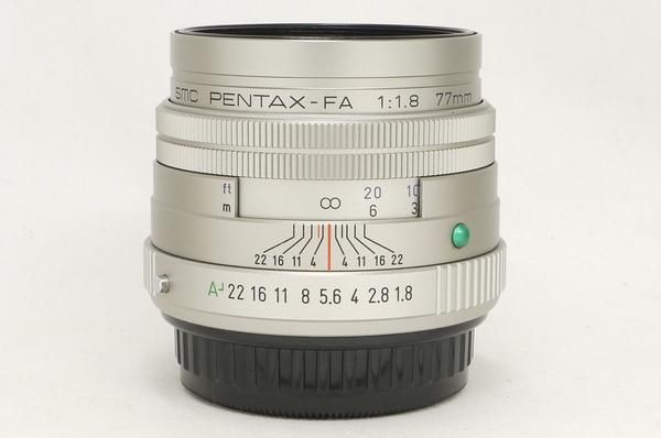 smc PENTAX-FA 77mm F1.8 Limited シルバー 日本製 極上美品 - 日進堂 ...