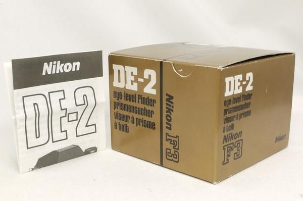 ニコン F3用 アイレベルファインダー DE-2 元箱、説明書付 未使用品