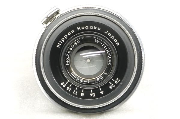 ニコン W-NIKKOR 35mm F2.5 ブラック (ニコンSマウント) 極上美 ニコン W-NIKKOR 35mm F2.5 ブラック (ニコンSマウント) 極上美