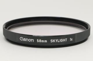 Canon 58mm SKYLIGHT 1¡ß ¸µÈ¢¡¢ÀâÌÀ½ñÉÕ ¿·ÉÊÆ±ÍÍ Á÷ÎÁ̵ÎÁ