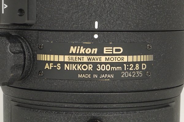 ニコン AF-S NIKKOR 300mm F2.8D ED - 日進堂カメラ オンライン