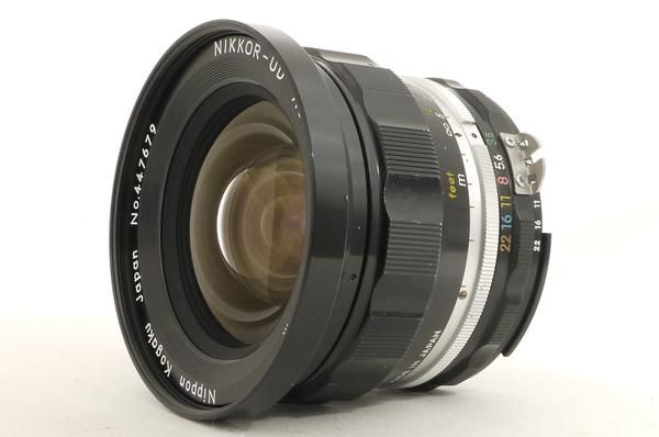 ニコン Auto NIKKOR-UD 20mm F3.5 (Ai改) - 日進堂カメラ オンラインショップ -  広島市南区にあるライカ・ローライ・ハッセル・ニコン・キャノンなどの国産、舶来の中古カメラ専門店