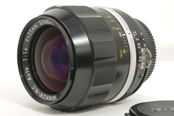 ニコン Auto NIKKOR-N・C 35mm F1.4 (Ai改) 黄変有り 整備清掃済み ...