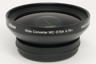 ニコン ワイドコンバーター WC-E75A 0.75× 元箱、説明書付 極上美品