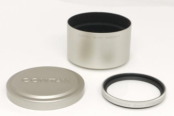 コンタックス G Sonnar T* 90mm F2.8 フィルター、フード コンタックス G Sonnar T* 90mm F2.8 フィルター、フード