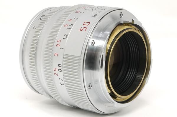 ライカ ズミクロン M 50mm F2 第4世代 シルバー 極上美品 - 日進 ライカ ズミクロン M 50mm F2 第4世代 シルバー 極上美品 - 日進