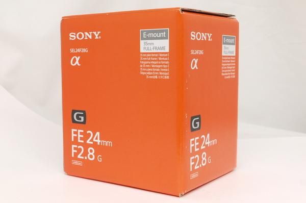 ソニー FE 24mm F2.8 G SEL24F28G 元箱、保証書、フード付 極上