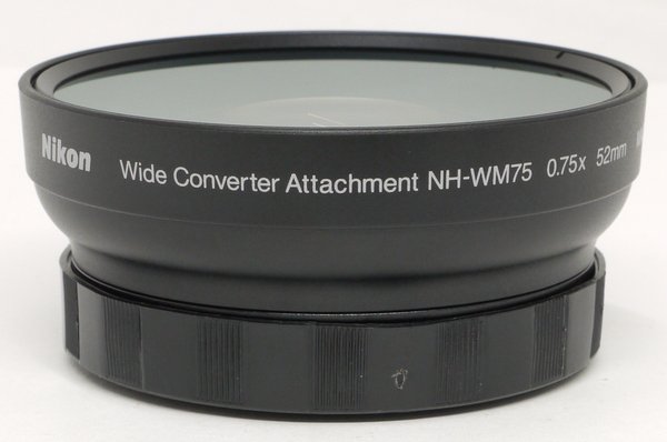 ニコン ワイドコンバーターアタッチメント NH-WM75 (0.75×) 極上美品 ...