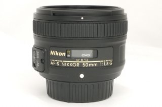 ニコン AF-S NIKKOR 50mm F1.8G フード付 新品同様